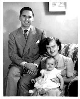 Mike and Elaine with baby Kathy