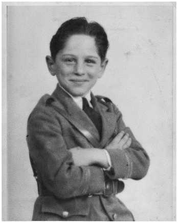 School age Mike with smirk