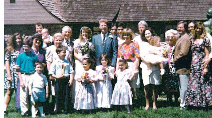 Family at Joe's wedding